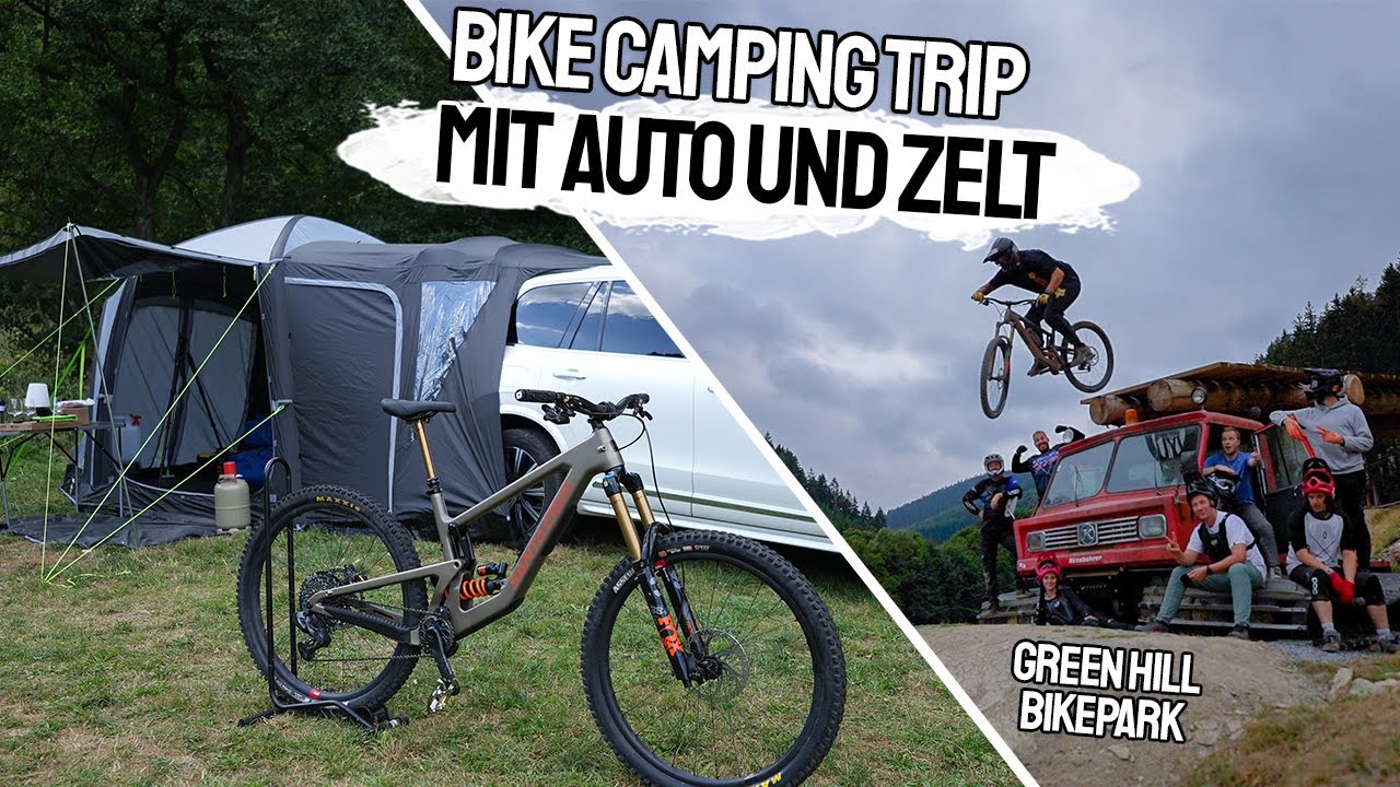 MEIN ERSTES MAL BIKE CAMPING | Green Hill Bikepark - Mamut Gap | SKOTTI GEWINNSPIEL | Bike and Ride