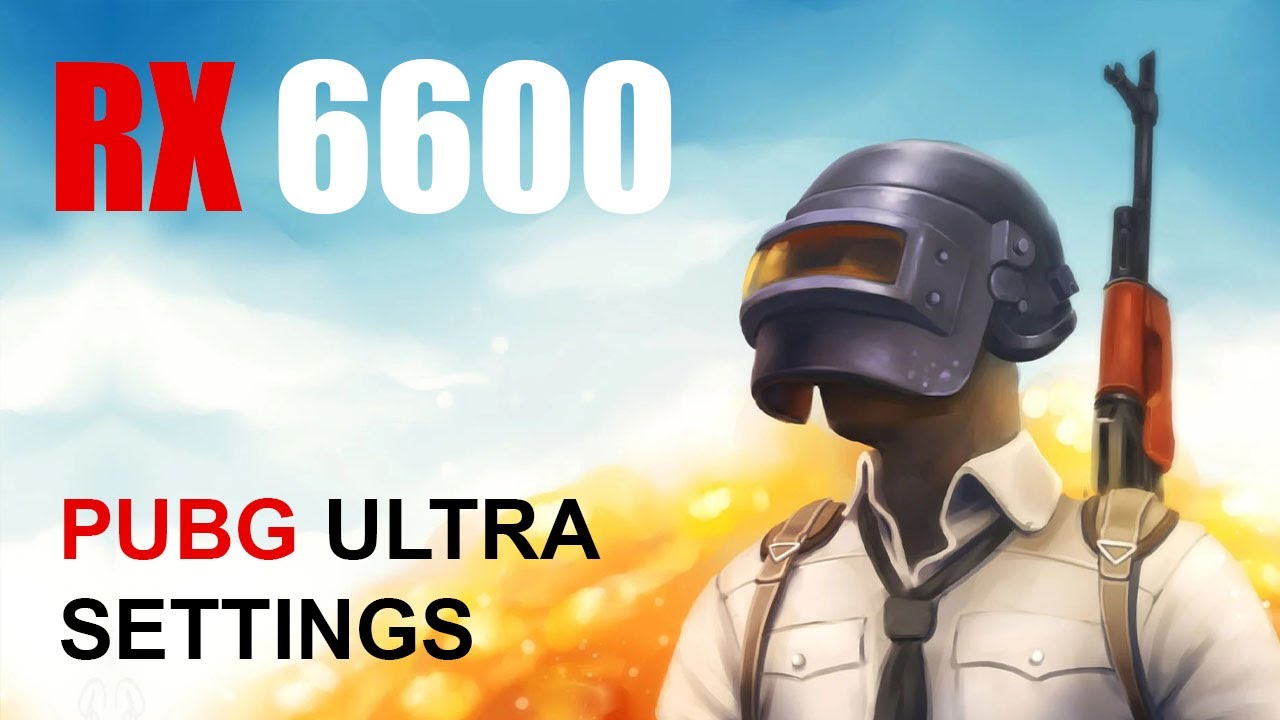 PUBG Ultra Settings | RX 6600 | FPS Test