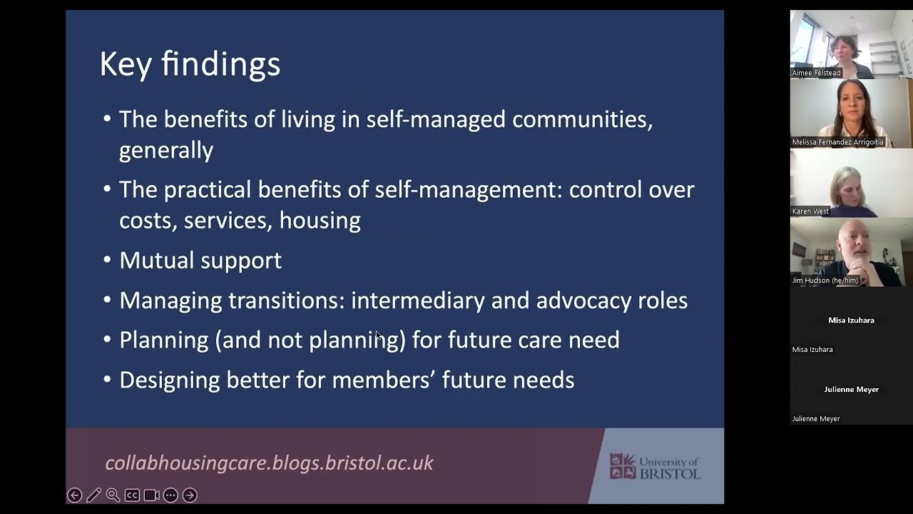 Collaborative Housing and Innovations in Care: Policy Panel