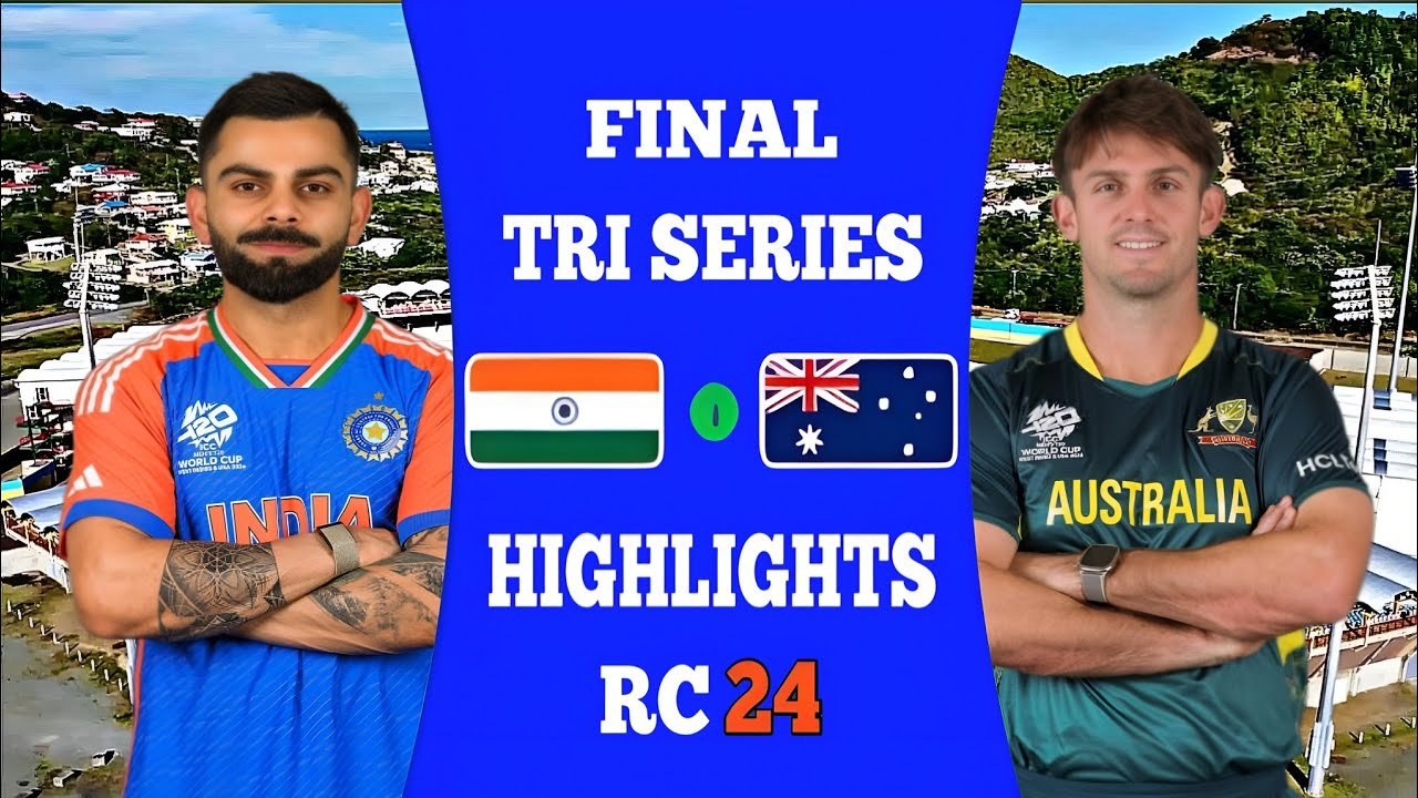  RC 24 Tri Series Final  India vs Australia Full Match Highlights | RC 24 Gameplay