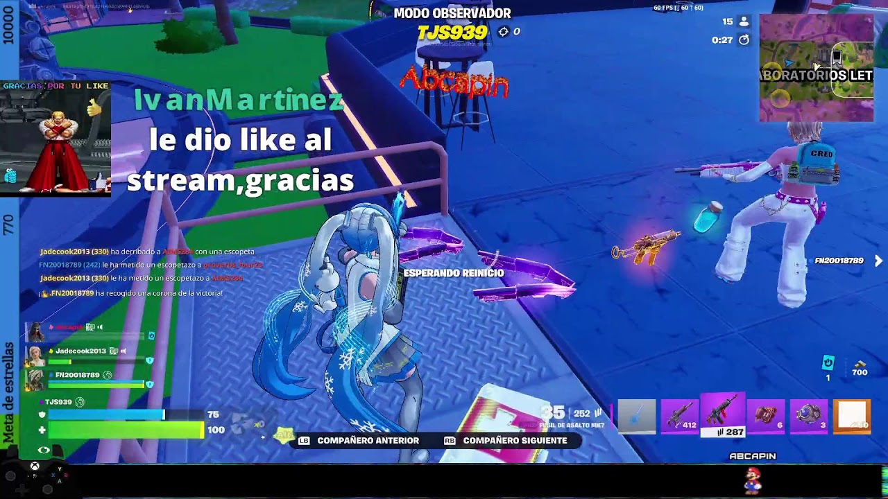 retas kof o fornite o garou cotw