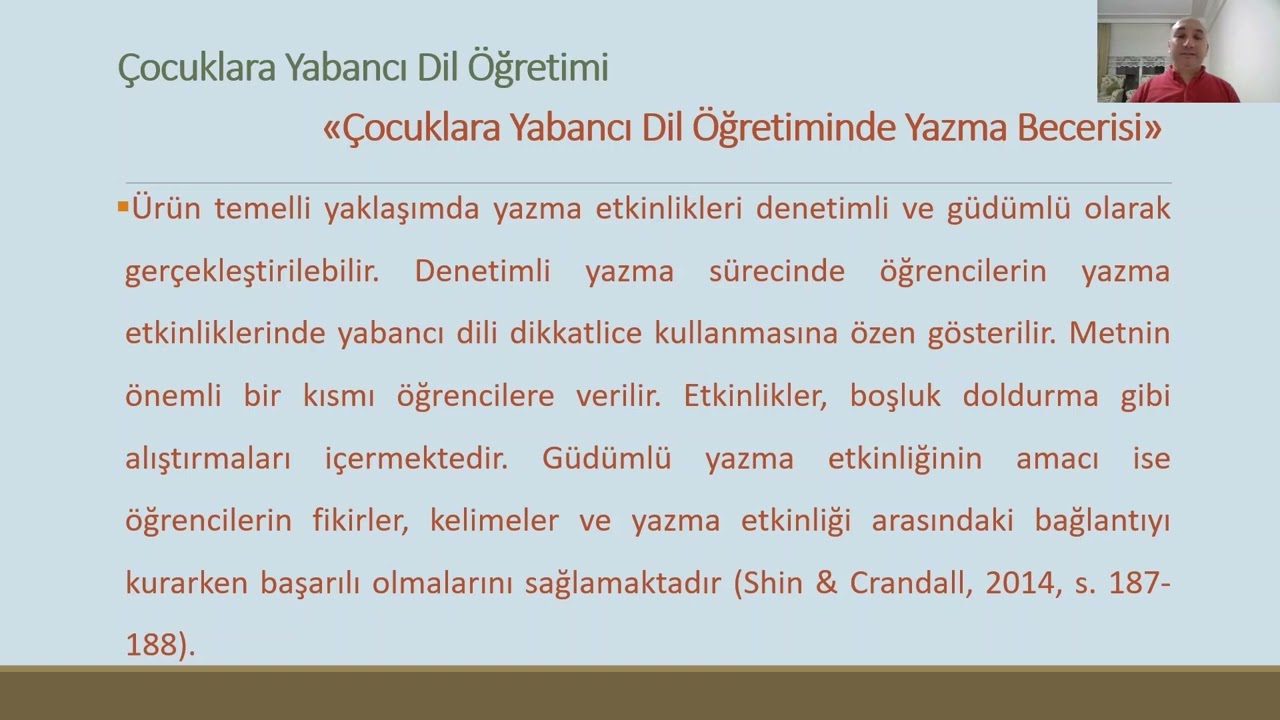 Çocuklara Yabancı Dil Öğretimi