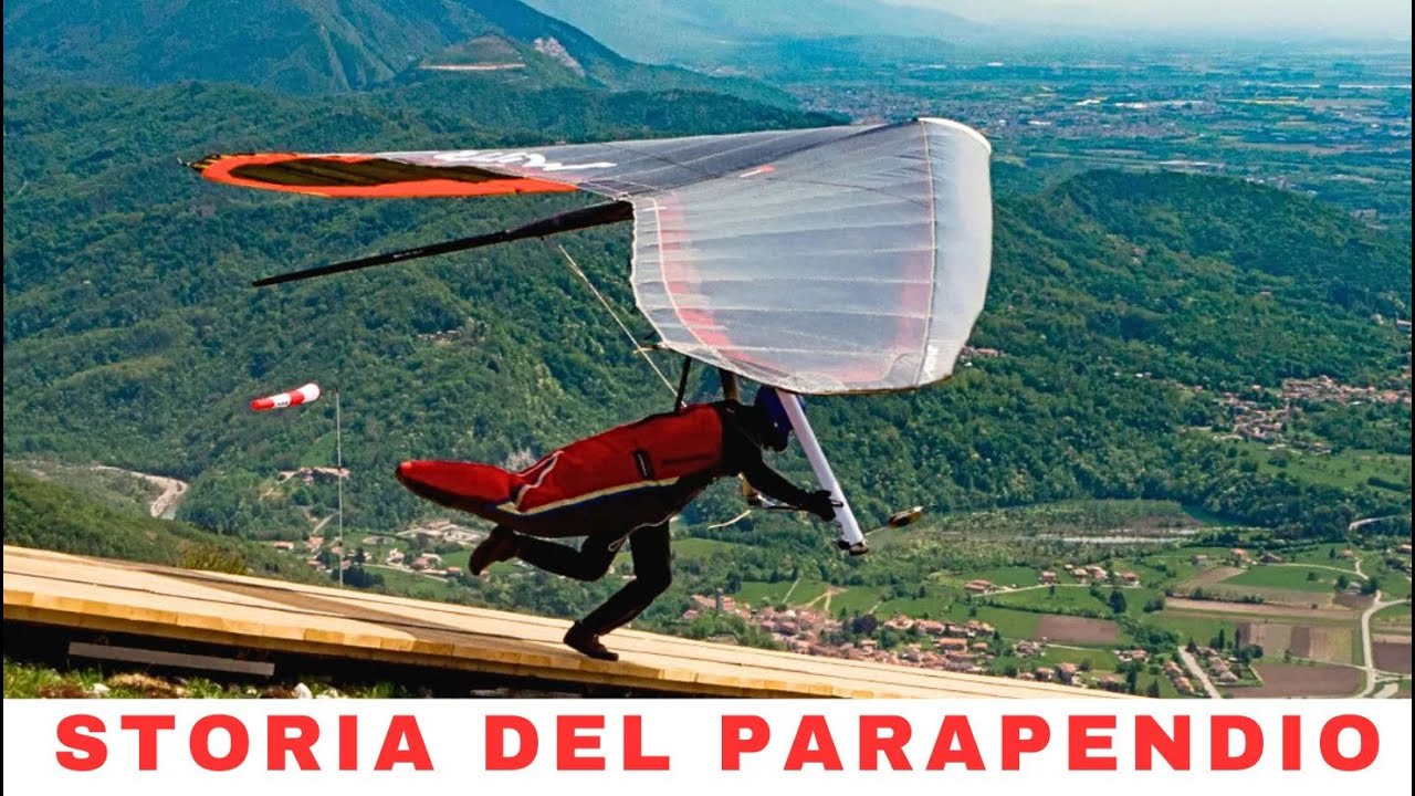 Storia del parapendio in Friuli volo libero paracadute Meduno Monte Valinis deltaplano Ugo Zannier