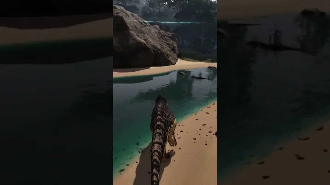 Salt water deino gets trapped!  
