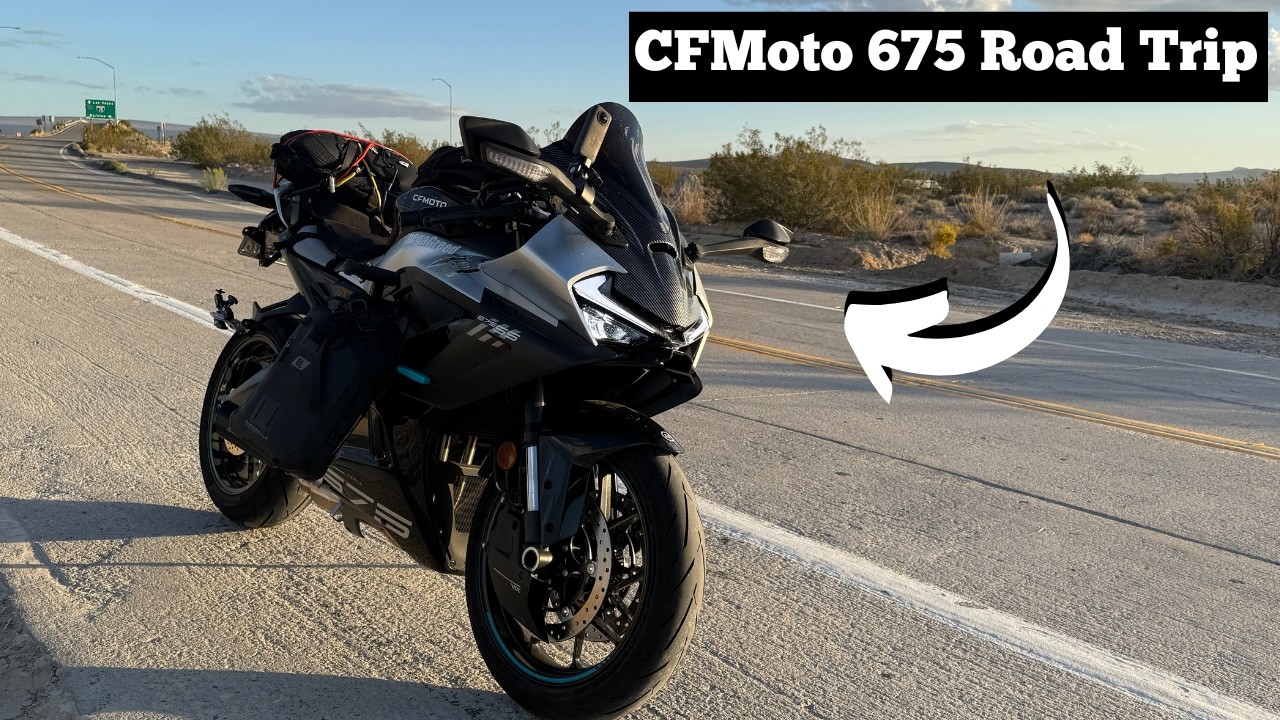Я проехал на своём CFMoto 675SS из Лос-Анджелеса в Вегас — вот что произошло