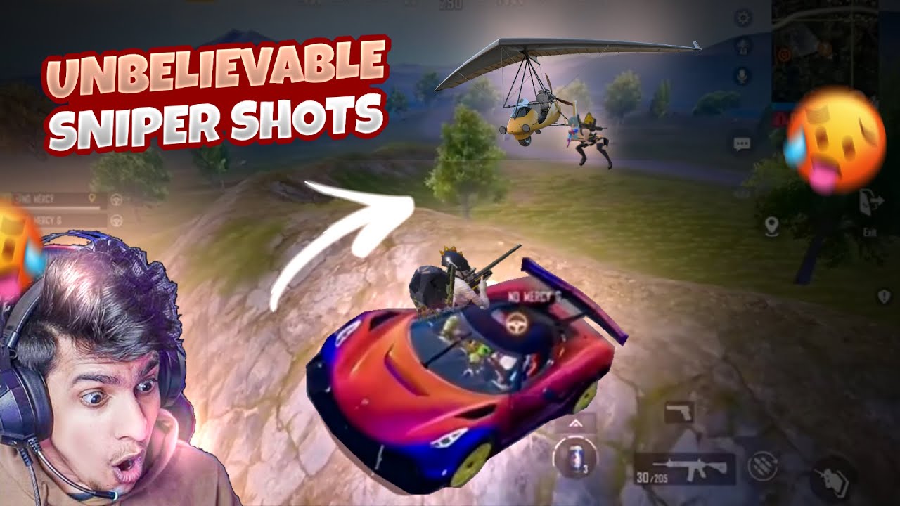 😱This God Level Flying Sniping Skills Will Blow Your Mind in BGMI/PUBG - Best Moments in PUBGM