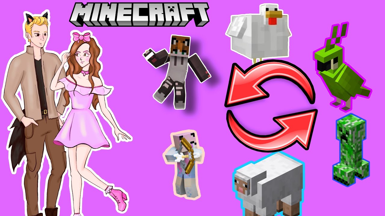 Troluje MUFFINKĘ różnymi potworami ! ZOSTAŁEM KURCZAKIEM 😱 z @muffinaartgaming