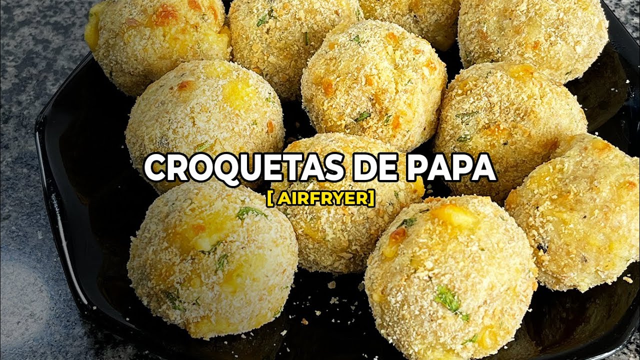 #AirFryer CROQUETAS DE PAPA sin aceite | Do It! Laura
