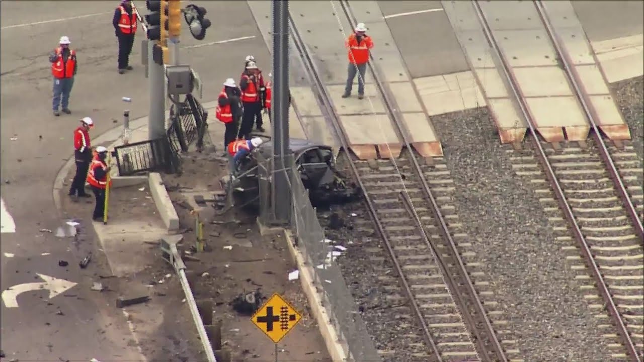 Car And RTD Train Collide On A Line In Aurora