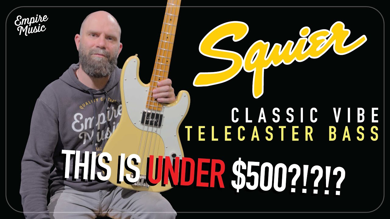 ДО 500 ДОЛЛАРОВ?! Squier Classic Vibe Telecaster Bass — EMPIRE MUSIC