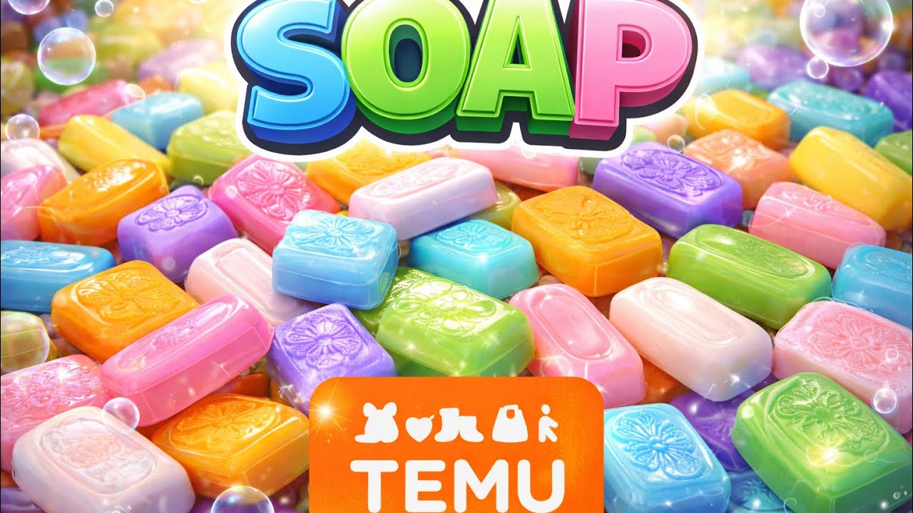 Temu Soap Unboxing with Asmr🧼🫧Satisfying video Relax & Chill 😎 