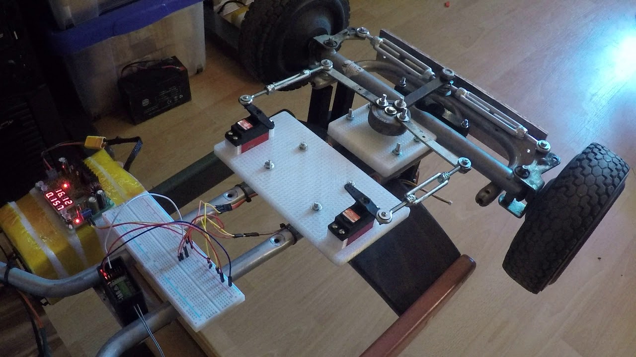 Large Scale Electric Car - Steering (PDI-6221MG - 20KG Large Torque Digital Servo)