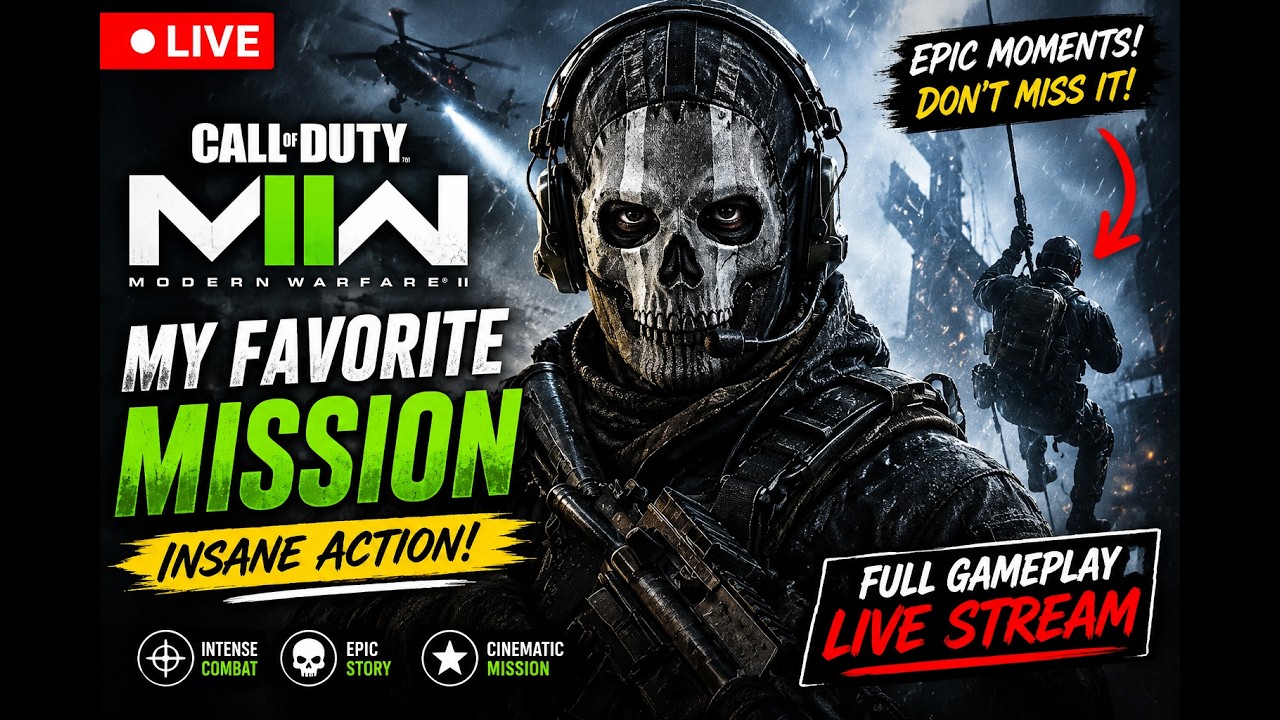 COD MW2 LIVE 🔥 ICONIC MISSION PLAYTHROUGH 🎯 | MUST WATCH