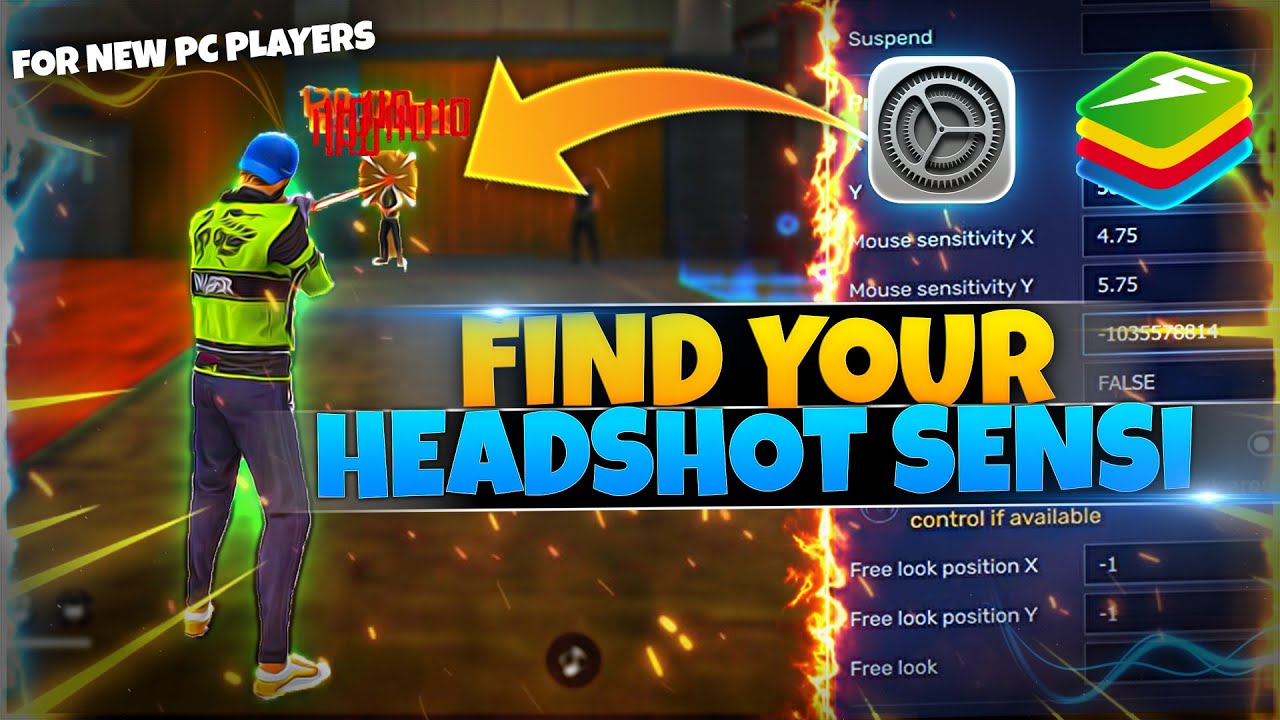How To Find Your Perfect Headshot Sensitivity in Free fire Bluestacks PC 😱 | Bluestacks 5 Setting
