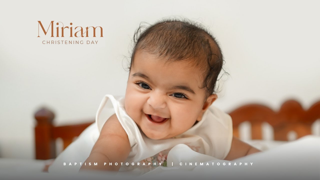 KERALA CHRISTIAN BAPTISM HIGHLIGHTS | BAPTISM VIDEO OF MIRIAM | CHRISTENING HIGHLIGHTS 2024 |