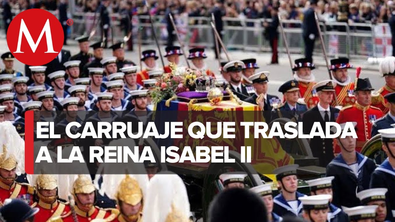 Carro de armas de la reina Isabel II fue usado en el funeral de la reina Victoria