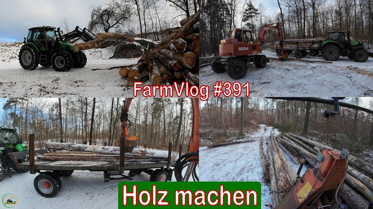 Farmvlog #391: Holz machen