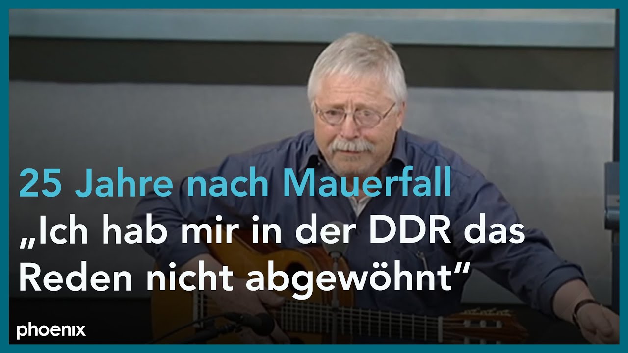 Bundestag: Musikalische Begleitung von Wolf Biermann zu 