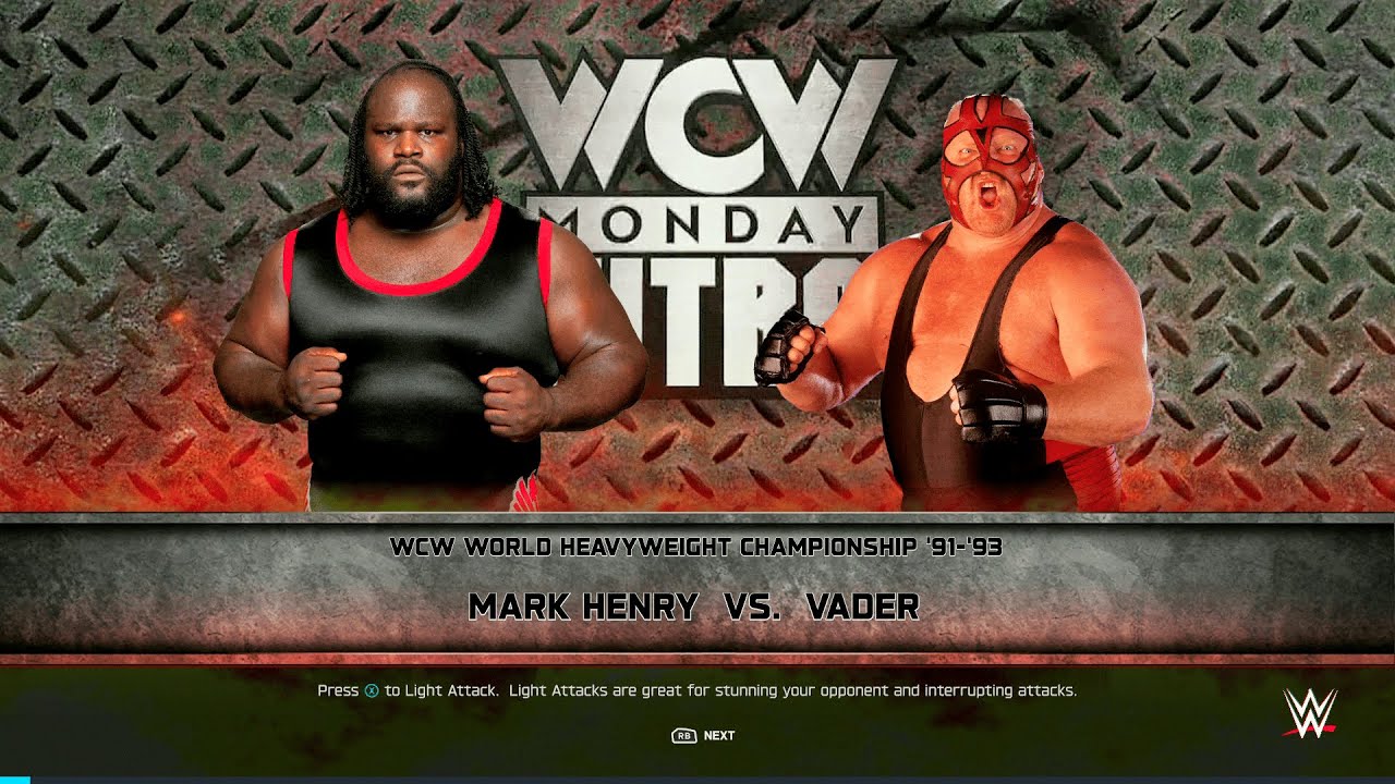 WWE 2K25 ПОЛНЫЙ МАТЧ — Марк Генри против Вейдера — Мощное противостояние!