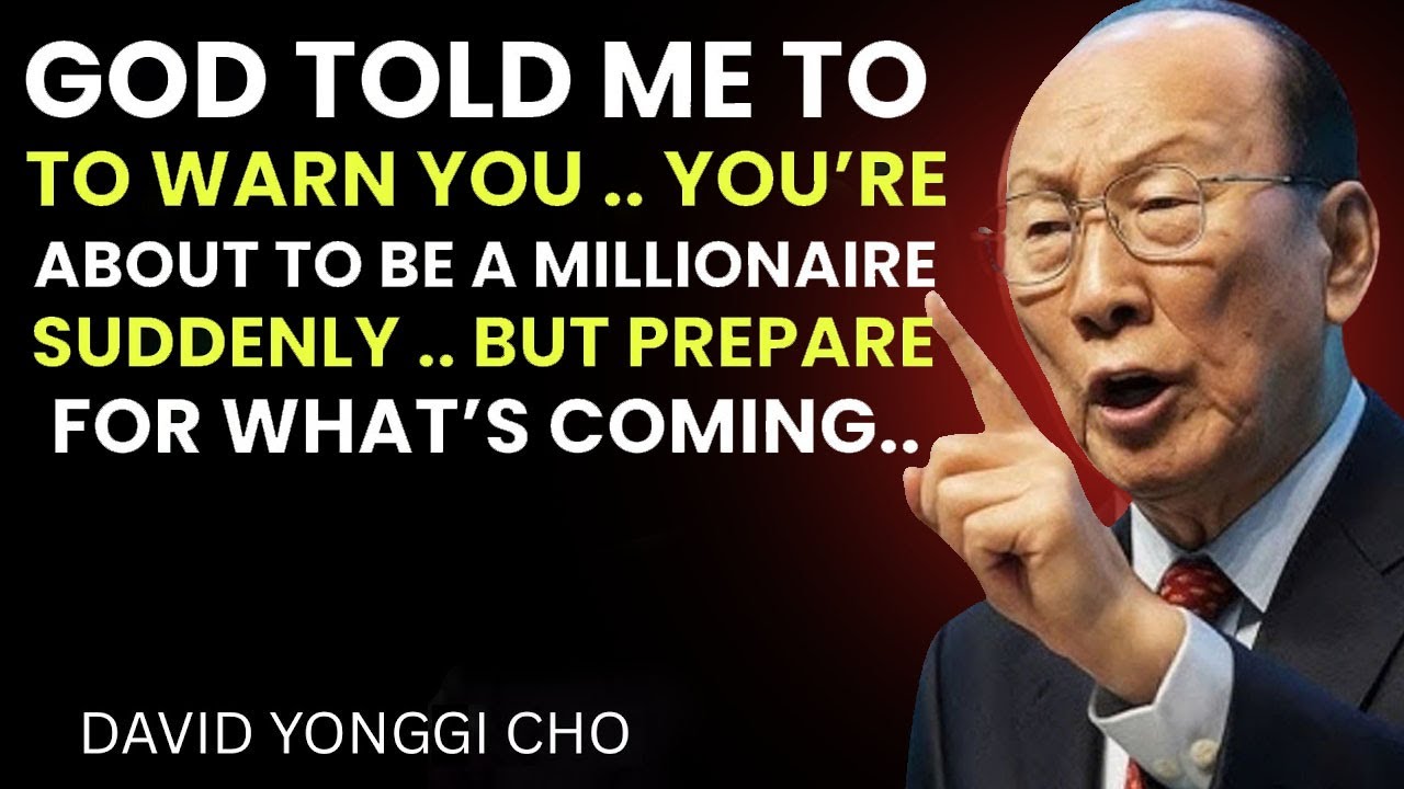 Sudden Wealth Requires Preparation - God Is Testing Your Readiness - David Yonggi Cho