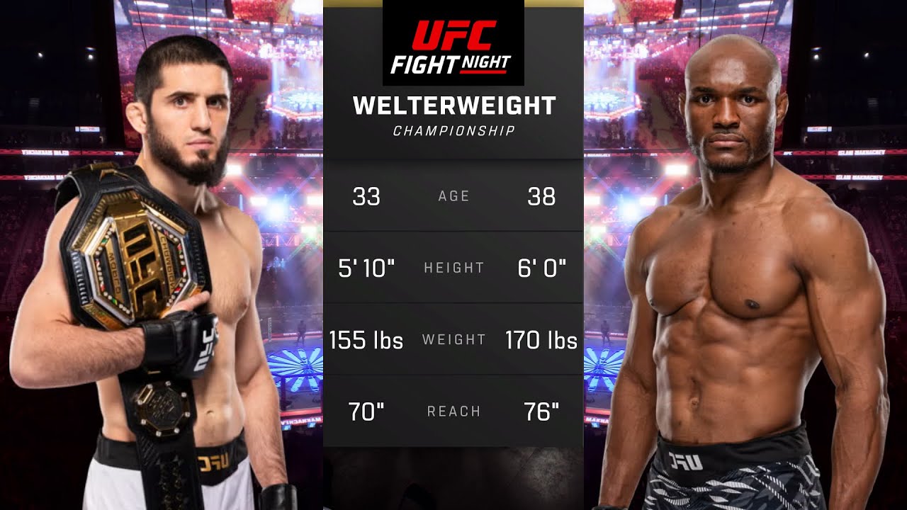 Islam Makhachev vs Kamaru Usman Full Fight - UFC 5 Fight Night