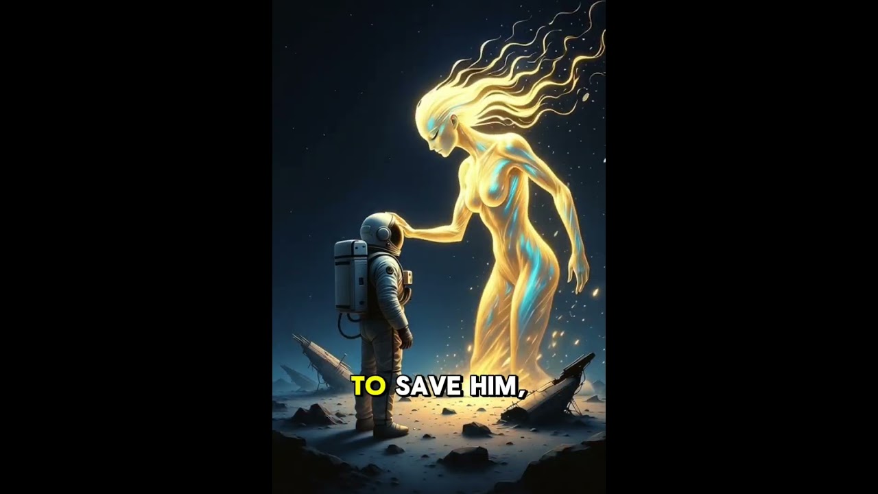 The Light She Left Behind #SciFiLove#AlienRomance#HFY #CosmicLove#AlienWoman #SciFiShorts#SpaceHeart