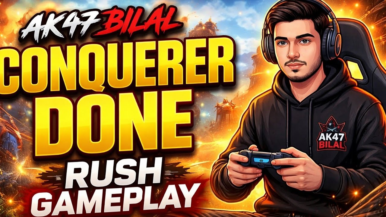 Day 56 | PUBG Mobile Conquerer Done| 500 subs 5 Royalpass Giveaway | Rush Gameplay