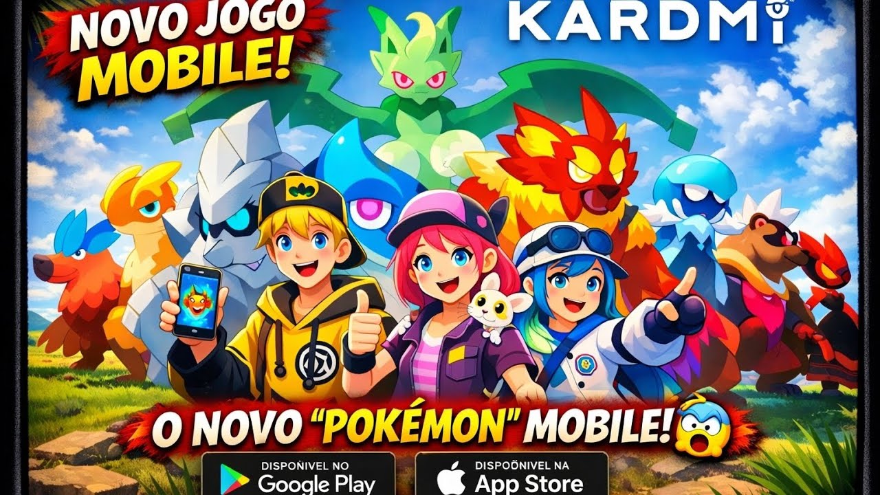 KARDMI 😱 O Novo “Pokémon” Mobile! Gameplay