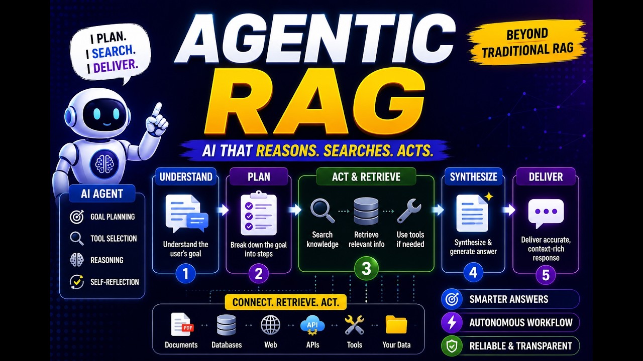 Agentic RAG: Будущее интеллектуальных систем искусственного интеллекта