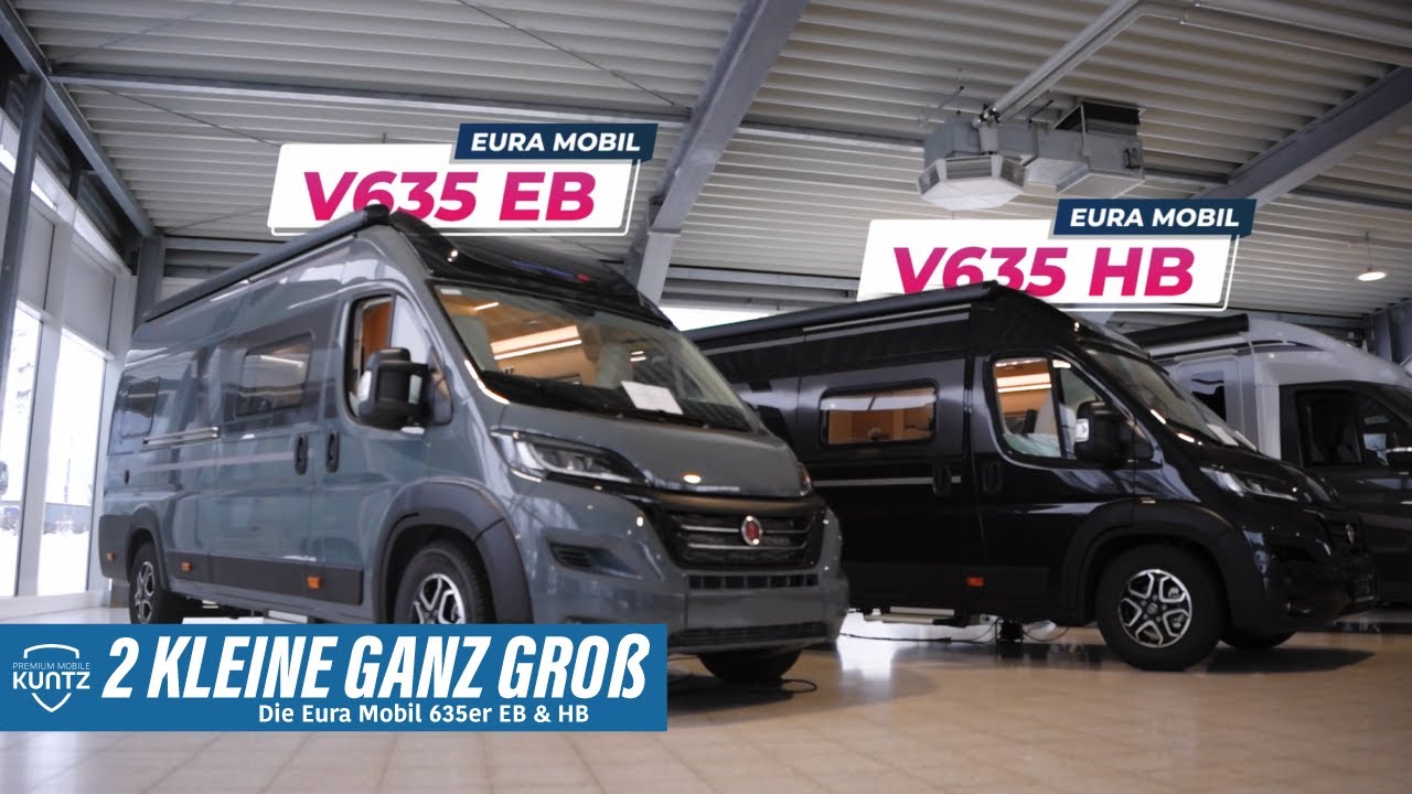 Prime Time Vans! Der EuraMobil V635 EB und  V635 HB