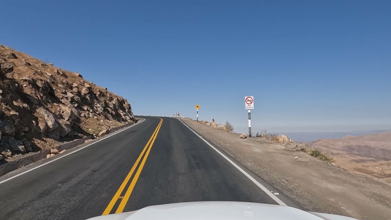 Subiendo de Nazca a Pampa Galeras - Vía Interoceánica