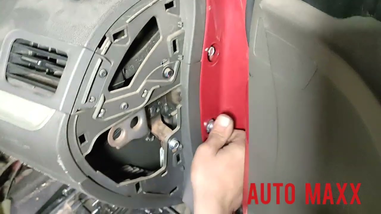 فك تابلوه كيا بيكانتو وتغيير تلاجه التكييف ج٣..kia picanto dashboard removal ac evaporator change p3
