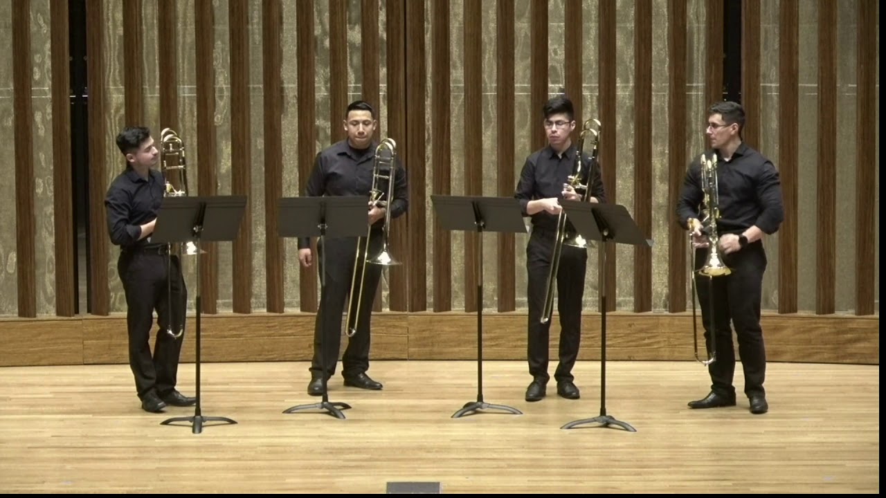 Trombone Quartet by Derek Bourgeois: The Chulobones Trombone Quartet from TAMUK and UT (Unedited)