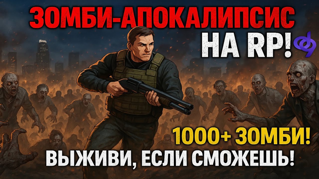 НАСТОЯЩИЙ ЗОМБИ АПОКАЛИПСИС В GTA 5 RP!
