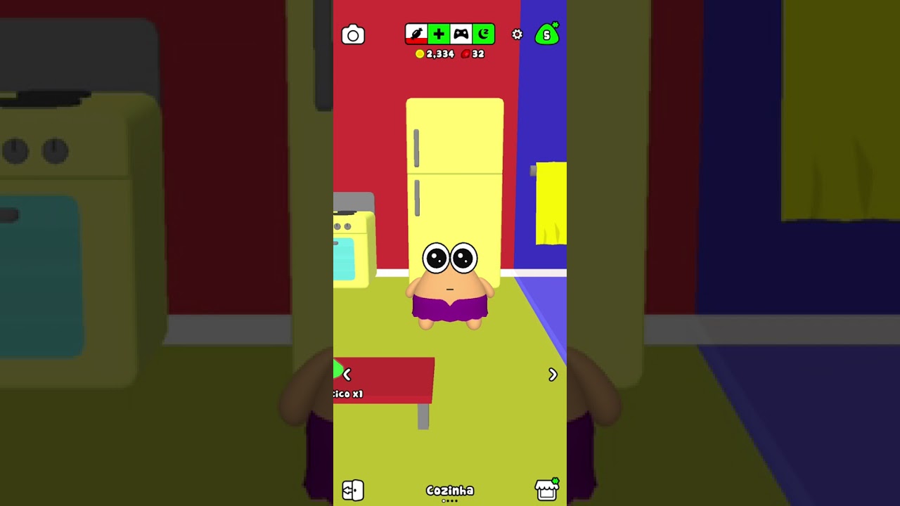 Jogando Pou 3d 
