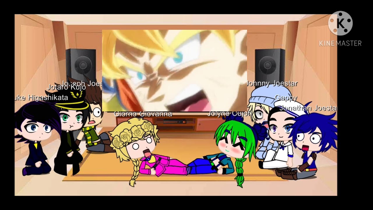 The Joestar Family reacts to I Will Not Let You Destroy My World!! (Gacha Reacts)