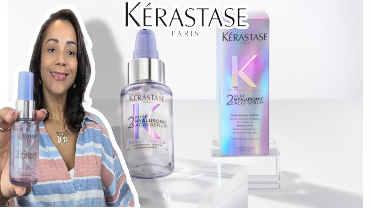 Novo Kérastase Serum Blond Absolu 2% Ácido Hialurônico Puro / Tratamento para cabelos descoloridos