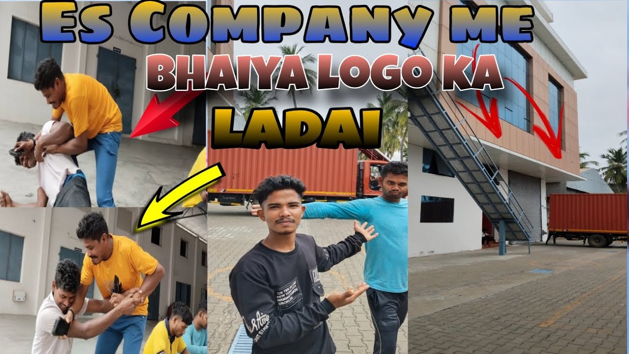 Company me bhaiya logo ka ladai ho gya😍😉..(present in Tamilnadu 🙏😄)