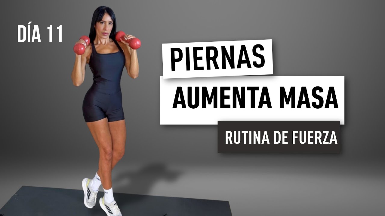 AUMENTA MASA MUSCULAR - Combate Flacidez - Rutina Para Piernas y Glúteos | RENACE - Día 11 
