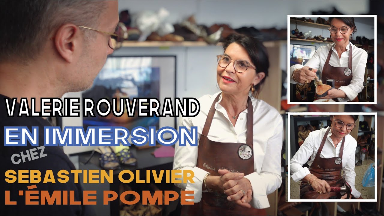 EN IMMERSION : Sébastien Olivier reçoit Valérie Rouverand dans sa cordonnerie de Nîmes