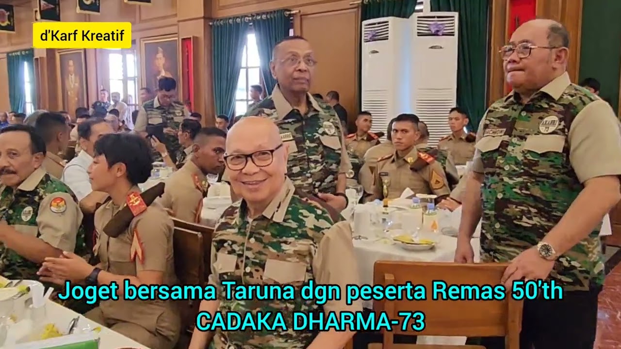 (2) Para Alumni AKABRI 1970-1973 Acara makan siang dengan Taruna pada REMAS 50'th CADAKA DHARMA-73