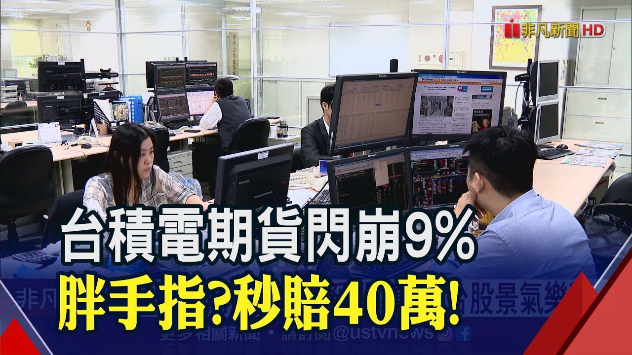 胖手指還是仙人指路？1秒慘賠40萬！台積電期貨閃崩9.25%劇烈震盪｜非凡財經新聞｜20201124