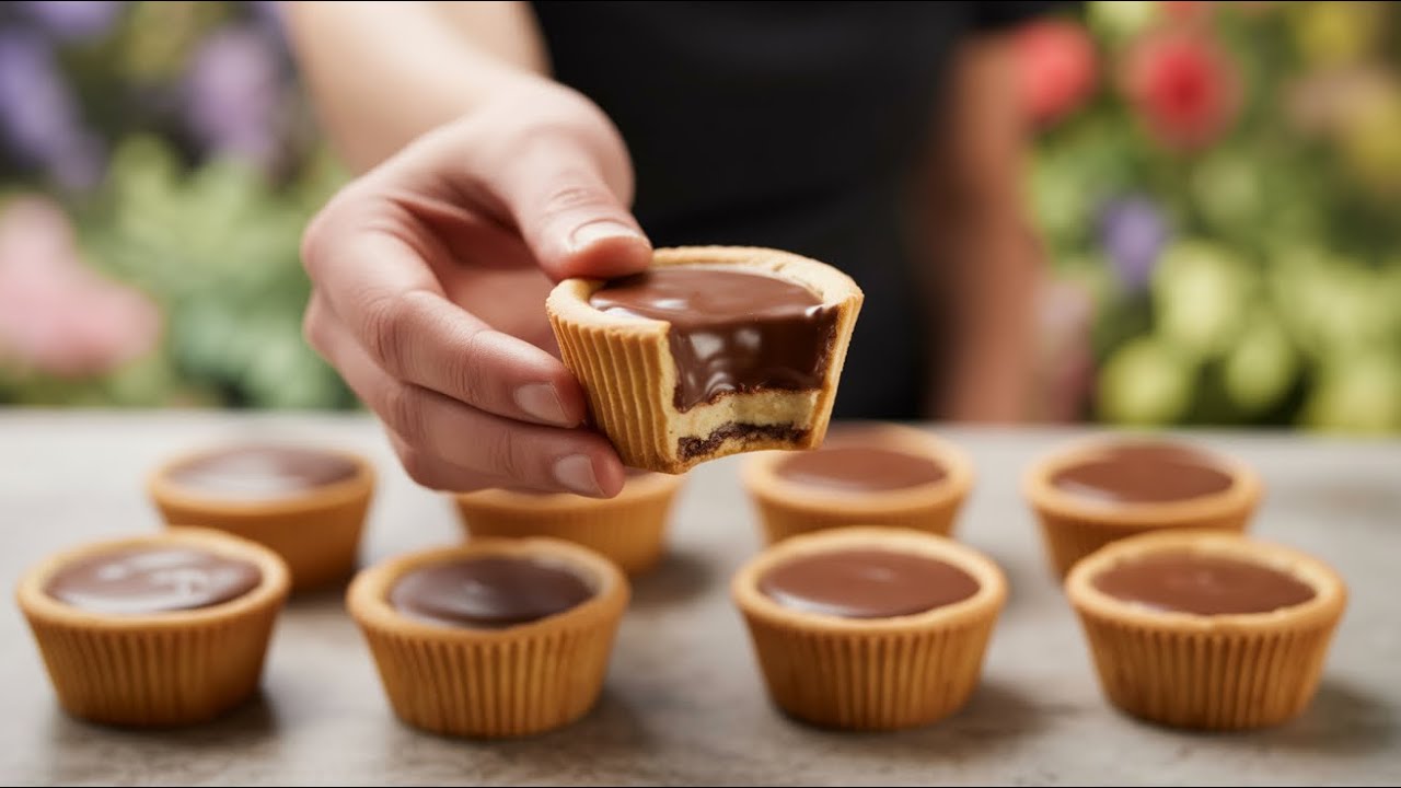 Jeder will das Rezept! Cookie-Cups mit Nutella in Silikonform