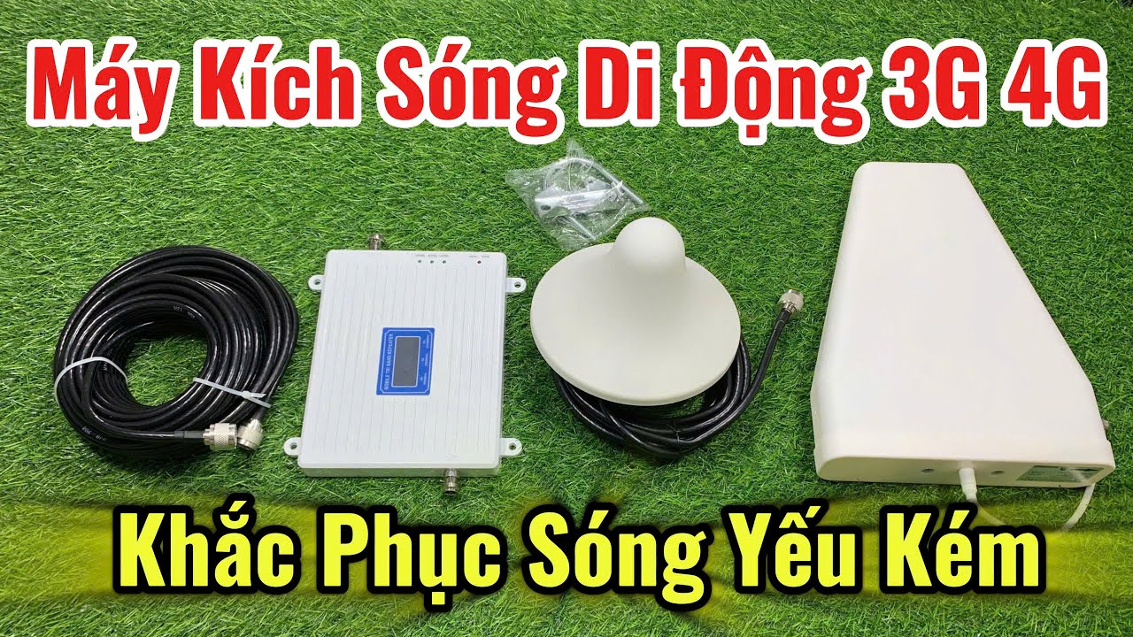 Máy Tăng Sóng Điện Thoại Di Động 3G 4G 5G LTE - GIẢI QUYẾT Mọi Sóng YẾU KÉM Triệt Để Ngay