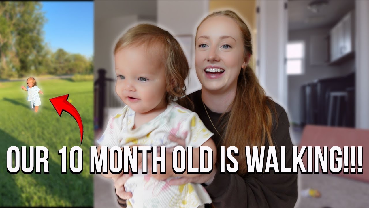 OUR BABY IS WALKING!!!