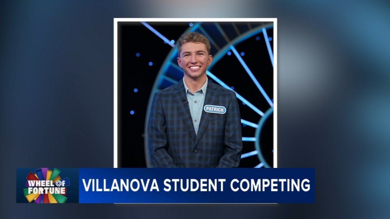 Villanova University student competing as contestant on 'Wheel of Fortune'