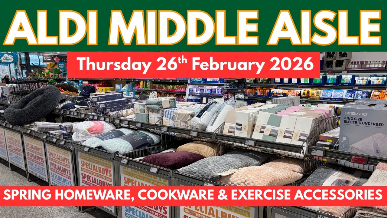 ALDI MIDDLE AISLE TOUR | 26th Feb 2026 | This week's BEST Specialbuys, Bargains & Hidden Gems!