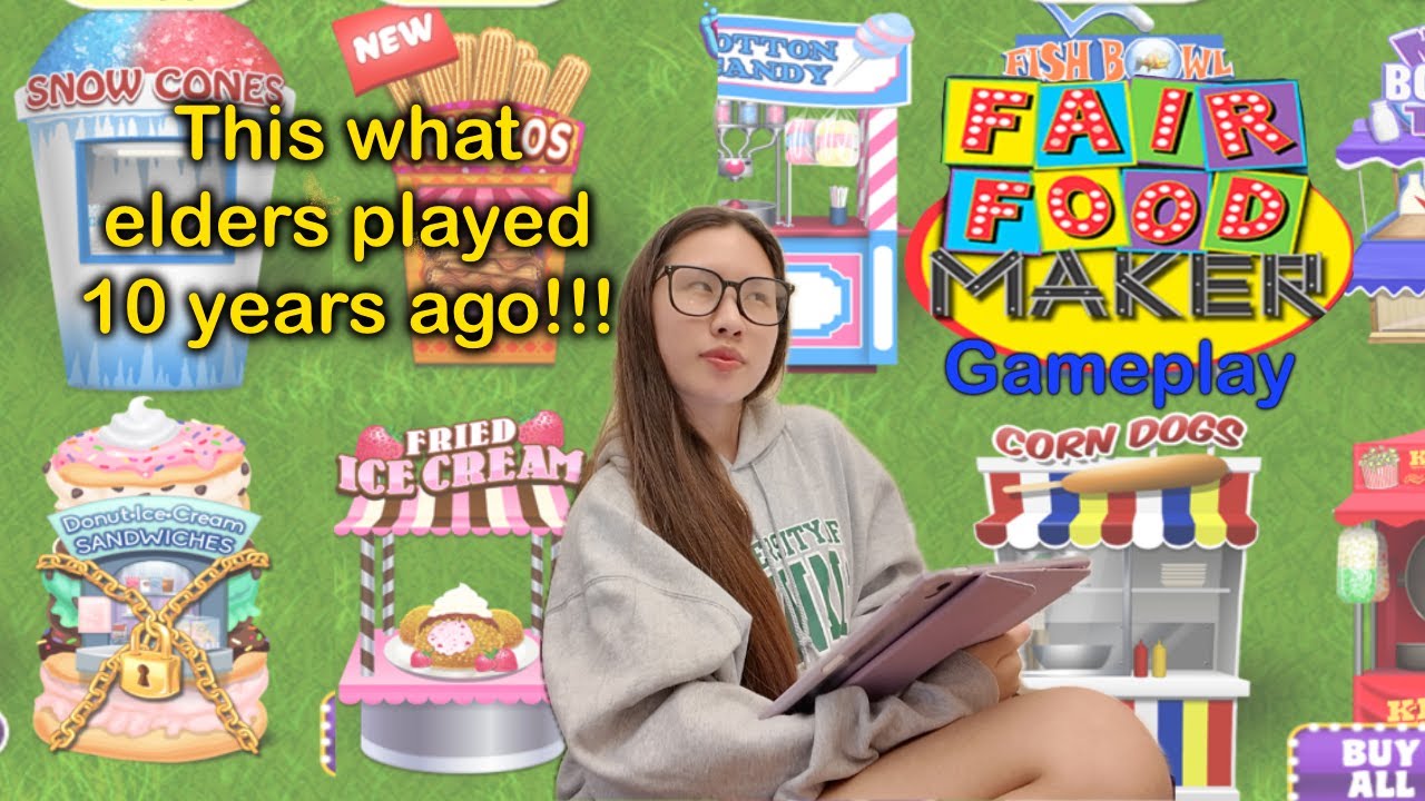 Играю в свою любимую игру 2016 года *IPAD KID*. Расслабляюсь с этими милыми играми (Fair Food Mak...
