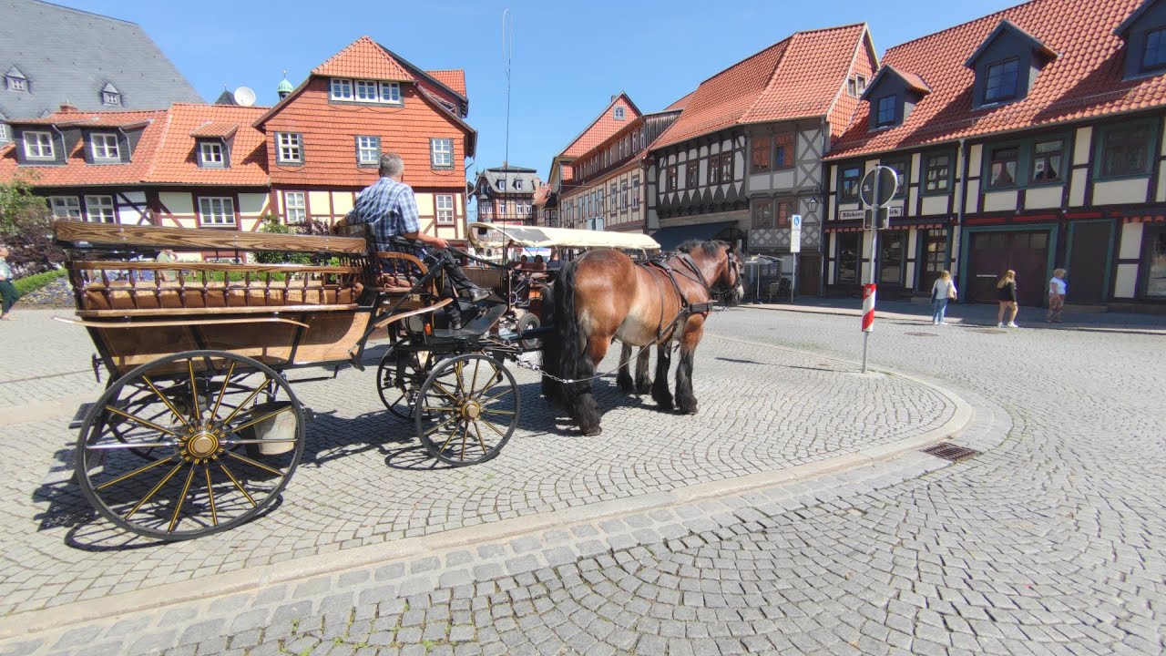 Поездка в город Вернигероде Германия   A trip to the city of Wernigerode Germany