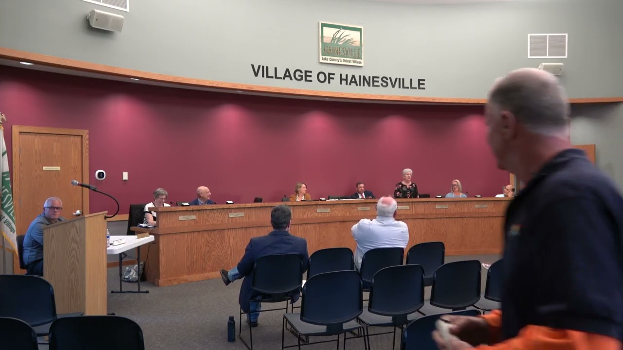 Village of Hainesville May 27, 2025 Board Meeting Part 1